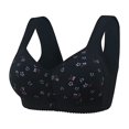 thumbnail image 2 of Women's Sexy Lace Front - Button Underwire Bra - Adjustable Shoulder Strap, Shaping Cup, Comfortable, Plus - Size Options, Hand Wash, 2 of 5