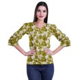 thumbnail image 1 of Moomaya T-Shirts Décontractés pour Femmes en Coton Grande Taille à Manches 3 /4 à Col Rond, 1 of 4