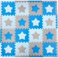 thumbnail image 1 of GFDYREE Playmat Set 16-Piece Stars, Blue/Grey, 1 of 6