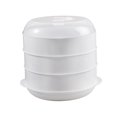 thumbnail image 4 of DOLITY Microwave Heater Steamer Kitchen Heater Steamer Microwave Cookware Steamer three layer, 4 of 9