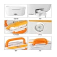 thumbnail image 3 of Renjiang Cute Lunch Box Multicolor Lunch Boxelectric Lunch Box Food-Grade Stainless Steel Container for Car and Home 110v Lunch Box for Men Hard Shell, 3 of 4
