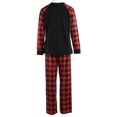 thumbnail image 4 of xiaxaixu Hauts Imprimés Faon et Pantalons à Carreaux Pyjamas Parent-Enfant, 4 of 8