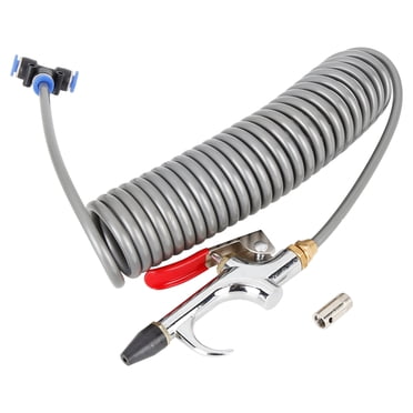 Unique Bargains Trousse de Pistolet Soufflant d'Air pour Voiture Auto 6 en 1 avec Buses Interchangeables Outils de Compresseur d'Air