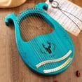 thumbnail image 3 of Amdohai 16-String Wooden Lyre Harp Resonance Box String Instrument with, 3 of 7