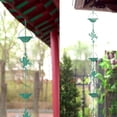 thumbnail image 2 of Garden Decor for Outside,Galvanized Rain Chain with Dragonfly Frog Decor - Gutter Downspout Diverter and Garden Chime, 2 of 8