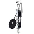 thumbnail image 2 of Meiiso Outlet sale! Rope Hoist Rope Hoist, Universal Wheel, 6.63*5.07*4.1In, Stainless Steel, Rope hoist*1, Universal Wheel, 2 of 8