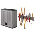 thumbnail image 1 of Suncast Single Shelf Garage Wall Cabinet w/Wall Mounted Hand Tool Organizer, 1 of 10