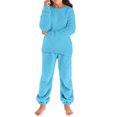 thumbnail image 1 of Chandail Décontracté à Manches Longues pour Enfants, Mode Automne, Couleur Unie, Col Rond, Universel pour Garçons et Filles, Ensemble de Chandails en Peluche Mignon, 1 of 7