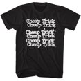 thumbnail image 1 of Cheap Trick x 3 Nom de Groupe Rock Répété Noir T-Shirt Adulte Tee, 1 of 2