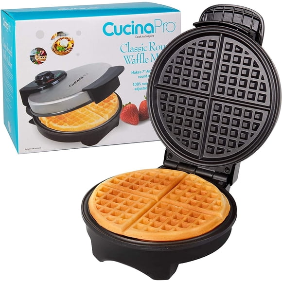 Waffle Maker by Cucina Pro - Non-Stick Waffler Iron with Adjustable Browning Control