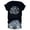 Black, variant on Hvobtty Women Crew Neck Casual Short Sleeve T-Shirt, Women's Baseball Sport Printed T-shirt with Round Neck and Short Sleeved Top