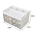 thumbnail image 3 of Chmadoxn Desk Organizer With 4 Drawer, Multi-Functional Pencil For Desk,Desk Organizers And Accessories With 4 Compartments Drawer For Office With Study Supplies stationery organizer, 3 of 7