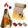 thumbnail image 1 of Sentmoon Electric Blanket Electric Throw Blanket USB Heated Blanket Heated Throw Blanket USB Throw Blanket with Zipper Wearable Portable Throw Wrap Washable, 1 of 9