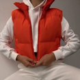 thumbnail image 2 of ORUYROP Veste Courte à Col Montant avec Fermeture Éclair pour Femmes, 2 of 6