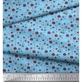 thumbnail image 3 of Soimoi Blue polyester Crepe Fabric Flower Artistic Print Fabric by Yard 52 Inch Wide, 3 of 3