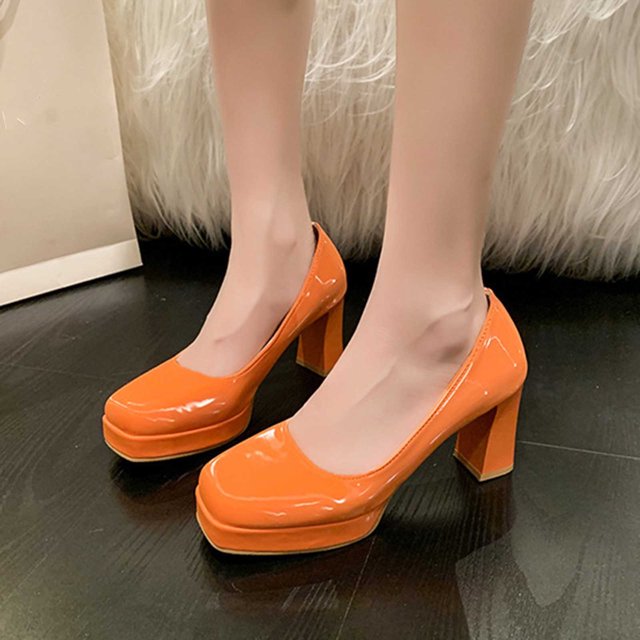 LSLJS Women's Plus-size Fashion Solid Color Waterproof Table Work Shoe Covers High Heel Shoes