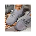 thumbnail image 3 of Innerwin Espadrilles pour Femmes Sport Course Chaussure en Maille Confort Chaussures Athlétiques Empeigne en Tricot Marche Gris 7.5, 3 of 3