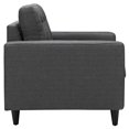 thumbnail image 3 of Modway Empress Upholstered Armchair, Gray, 3 of 5