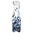 thumbnail image 5 of Lenago Robes de Cocktail Grande Taille pour Femmes Soirée Femmes Décontractée Ample Imprimée Robe Débardeur Plage Col en V avec Poche Robe d'Été Sans Manches Robes d'Été de Plage en Liquidation, 5 of 5