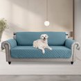 thumbnail image 2 of Housse de Sofa Réversible Lavable à la Machine, Housse de Canapé Résistante à l'Eau, Housse Antidérapante Protectrice pour Meubles pour Chiens, Enfants, Animaux, 2 of 8