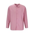 thumbnail image 2 of RXIRUCGD Cardigan à Boutons Imprimé Décontracté pour Homme, Manches Longues, Col Montant, Chemisier Chemise Hauts, Rouge, Taille : 2TG, 2 of 5