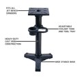 thumbnail image 4 of Jet JPS-2A Iron 37.13 Inch Pedestal Stand for Bench Grinders with Coolant Tank, 4 of 4