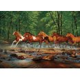 thumbnail image 1 of Cobble Hill Casse-Tête de 1000 Pcs Spring Creek Run avec Affiche d'Échantillon, 1 of 2