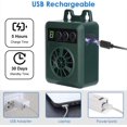thumbnail image 3 of Anti Barking Device for Dogs Ultrasonic Bark Dog Deterrent with 49.2ft Range, Rechargeable, 3 of 5