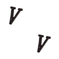 thumbnail image 2 of relayinert Durable And Rustproof Metal House Number Plaque Impeccable Door Decoration Easy To Install Metal Letters House Numbers B17--V 2Set, 2 of 6