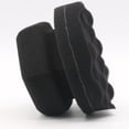 thumbnail image 4 of Miangastore 2Pcs Wave Pattern High Fit Handy Polishing Waxing Sponge Car Tire Wax Size 2 (Black), 4 of 8