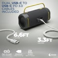 thumbnail image 4 of OXAA USB-C GaN Fast Charging Bundle for iOS & Android- Compact Charger with 2 Premium USB-C to USB-C Cables Compatible with laptops, iphones, Samsung, iPad & USB-C Enabled Devices, 4 of 7