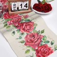 thumbnail image 4 of Saint-Valentin Mariage Rouge Drapeau de Table de la Saint-Valentin Déco Maison Nappe Imperméable Napperons de Fête de Mariage, 4 of 7