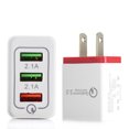 thumbnail image 1 of Portable Travel Home Universal 3-Port USB Wall Charger QC3.0 Quick, 1 of 6