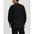 thumbnail image 3 of Landau Essentials Vestes de Sarrau à 5 Poches pour Hommes - Coupe Classique Décontractée, Col Ras du Cou, devant à Boutons-Pression, Sarraus d'Échauffement 7551, 3 of 6