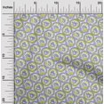 thumbnail image 2 of oneOone Velvet Grayish Blue Fabric Asian Block Sewing Craft Projects Fabric Prints By Yard 58 Inch Wide, 2 of 4