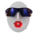 thumbnail image 1 of pitrice Female Face Glasses Sunglasses Spectacle Display Stand Holder White Red, 1 of 9
