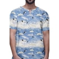 thumbnail image 4 of Atasi Short Kurta For Men Stylish Printed Cotton Cambric Summer Clothing, 4 of 5