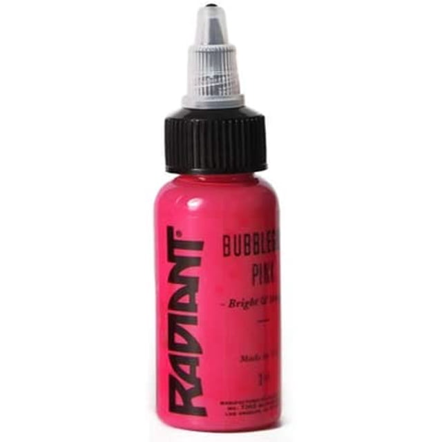 Radiant Colors Tattoo Ink - BUBBLEGUM PINK 1oz