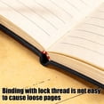 thumbnail image 4 of Fwttom Paper Notebook, A7 Pocket Notebook Compact Portable Notebook Thick Leather Journal Small Mini Concise Notebook, 4 of 6
