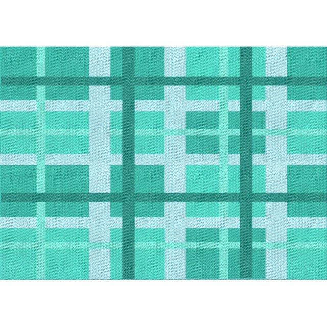 Ahgly Tapis Rectangulaire Lavable en Machine Intérieur Transitionnel Vert Mer Clair, 2 Pieds x 4 Pieds
