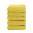 thumbnail image 1 of 5pc Velvet Towel Plain Face Towel Soft Absorbent Face Wash Ah Face Towel, 1 of 6