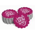 thumbnail image 2 of Inkdotpot Pack Of 50 Real Silver Foil Paper Tags Jingle All The Way Christmas Favor Hang Tags, 2 of 6