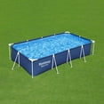 thumbnail image 4 of Bestway Steel Pro 13 Foot x 32 Inch Rectangular Above Ground Pool, Blue, 4 of 12