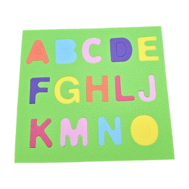 FashionCha Children's Shape Puzzle with EVA Foam Pieces, Multifunctional Tiled Mat, Educational Sensory Development Toy Suitable for Toddlers' Motor Skil Alphabet