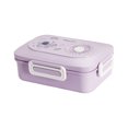 thumbnail image 1 of TIMIFIS Bento Box Student Plastic Partition Bento Box Can Be Microwave Heated, Sealed, and Portable Lunch Box for Office Workers Lunch Box, 1 of 2