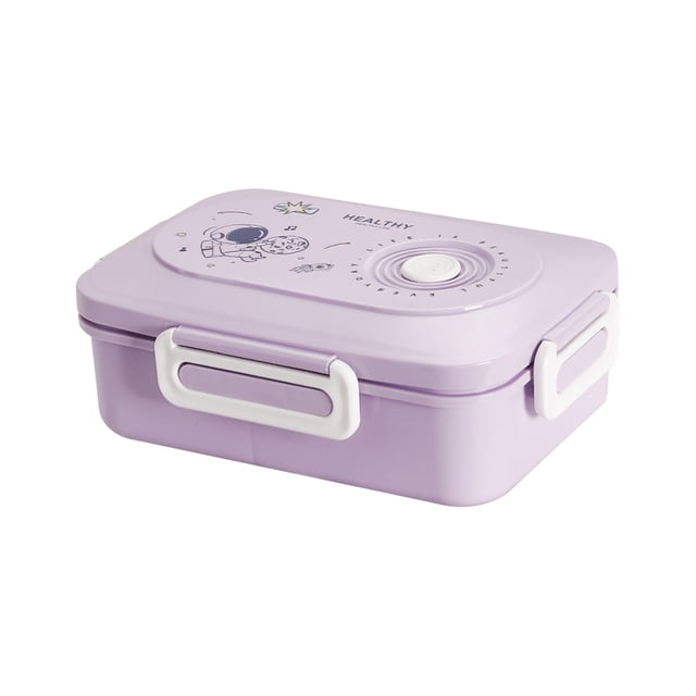 TIMIFIS Bento Box Student Plastic Partition Bento Box Can Be Microwave Heated, Sealed, and Portable Lunch Box for Office Workers Lunch Box