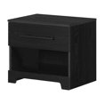 thumbnail image 2 of South Shore Primo 1-Drawer Nightstand for Adult, in Black Oak, 2 of 11