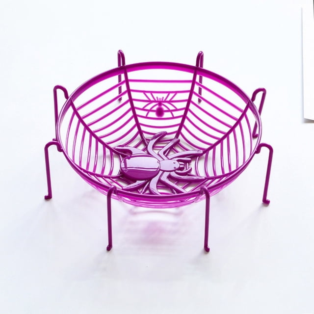 Iodue Fruit Plate Fruit Basket Halloween Fruit Dish Skeleton Candy Dish Holiday Dress Up Props