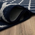 thumbnail image 2 of Hometrends Brussels Blue Polyester Area Rug, 2 of 8