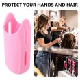 thumbnail image 3 of BESTYASH Protect Hands Curling Iron Sleeve Hair Curler Cover Silicone Pink 1Pack, 3 of 8